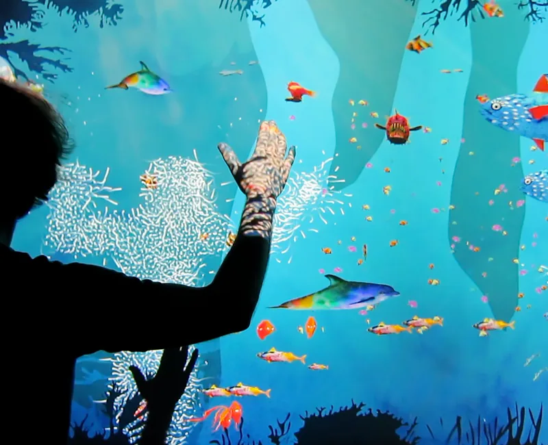 Aquarium interactif, Centre commercial Grand Var, Toulon