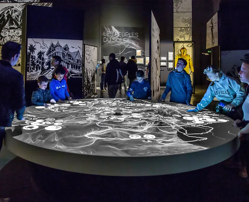 Table interactive Pratt, Musée des Confluences, Lyon