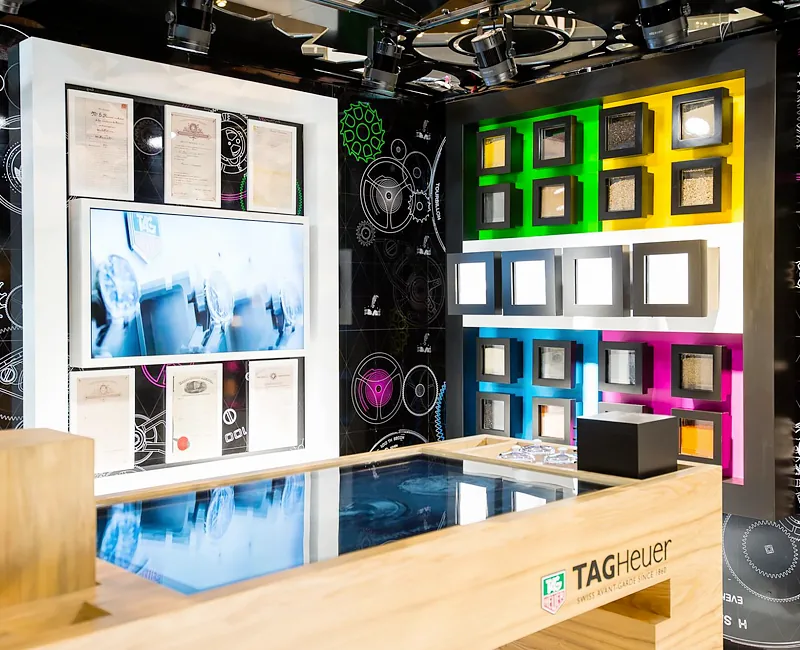 Dispositifs interactifs TAG Heuer, Kuala Lumpur, Malaisie