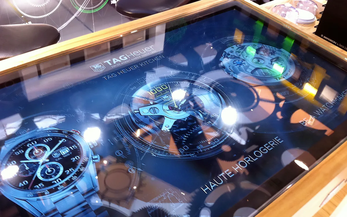Dispositifs interactifs TAG Heuer